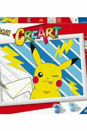 Shop Nu Ravensburger CreArt Schilderen op Nummer - Pokémon Pikachu