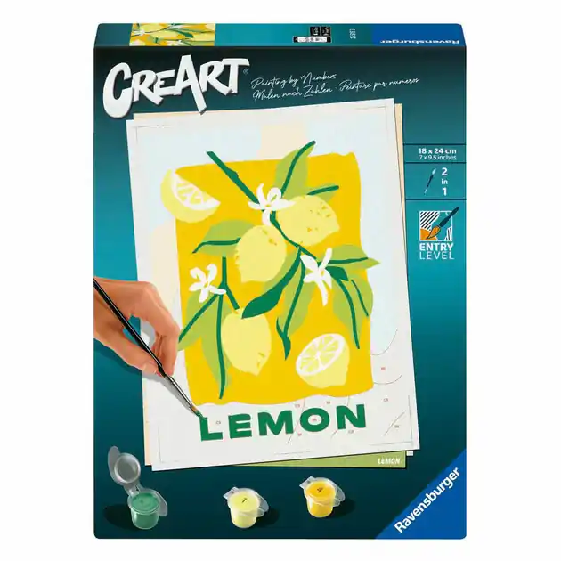 Speciale Aanbieding Ravensburger CreArt Schilderen op Nummer - Limoen