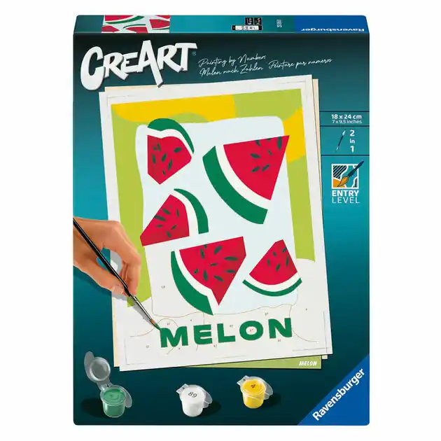 Snelle Levering Ravensburger CreArt Schilderen op Nummer - Meloen