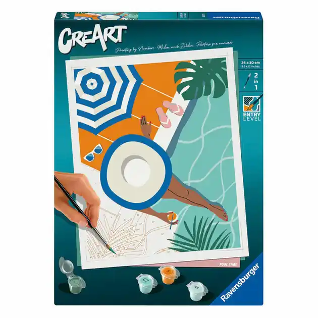 Ravensburger CreArt Schilderen op Nummer - Zwembad Rechtstreeks Van De Fabrikant