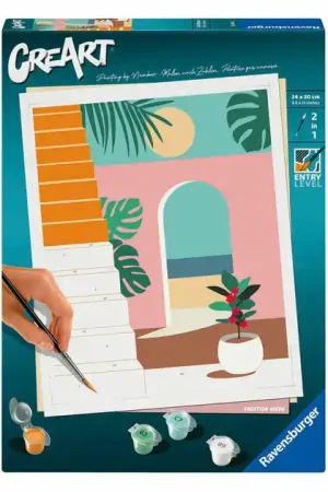 Direct Verzonden Ravensburger CreArt Schilderen op Nummer - Vakantie