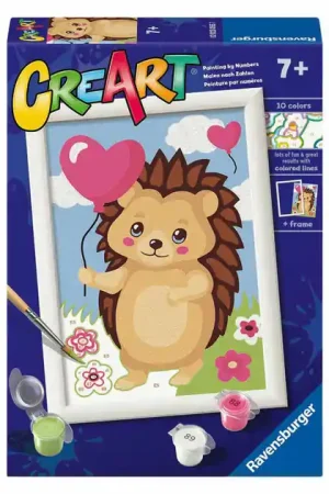 Exclusieve Aanbieding Ravensburger CreArt Schilderen op Nummer - Egel