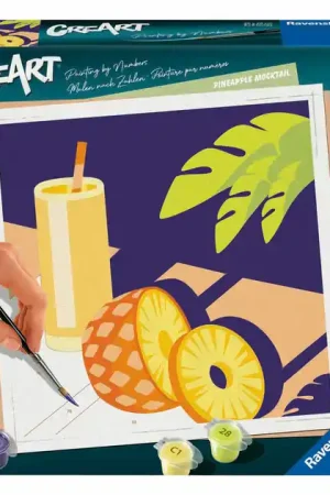 Betaalbaar Ravensburger CreArt Schilderen op Nummer - Ananas