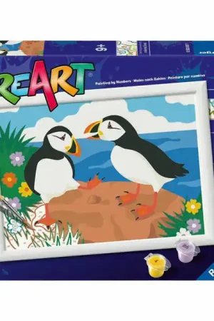 Veilige Betaling Ravensburger CreArt Schilderen op Nummer - Papegaai Duikers