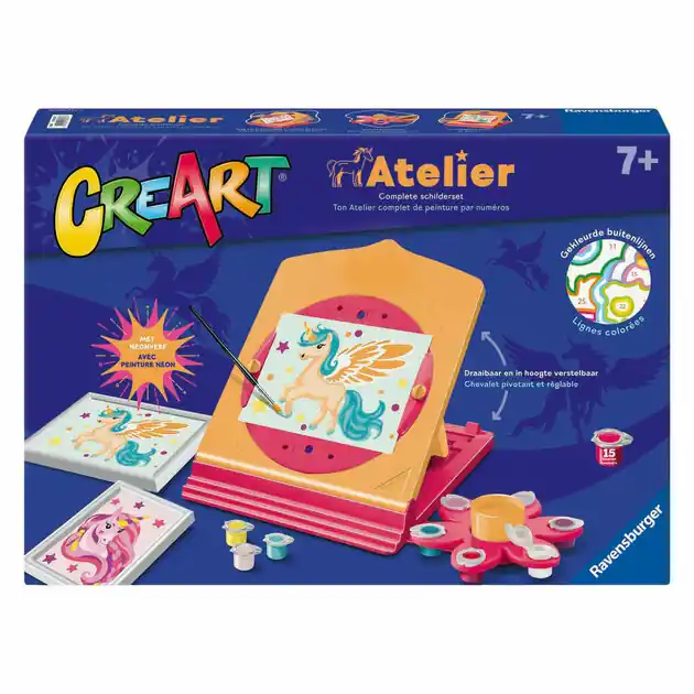 Betaalbaar Ravensburger CreArt Schilderen op Nummer - Atelier