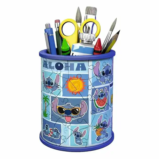 Tijdelijk Beschikbaar Ravensburger 3D Puzzel Stitch Pennenbak - 54st.