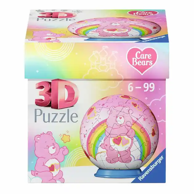 Hoge Kwaliteit Ravensburger 3D Puzzel Care Bears Love-a-Lot Bear - 54st.