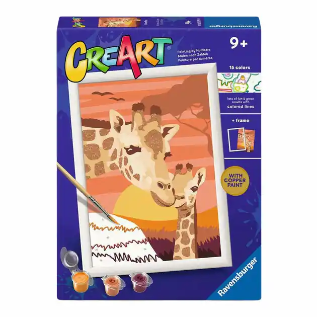 Speciale Aanbieding Ravensburger CreArt Schilderen op Nummer - Giraffen