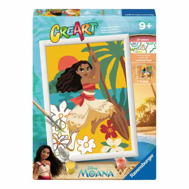 Gereduceerde Prijs Ravensburger CreArt Schilderen op Nummer - Vaiana's Avonturen