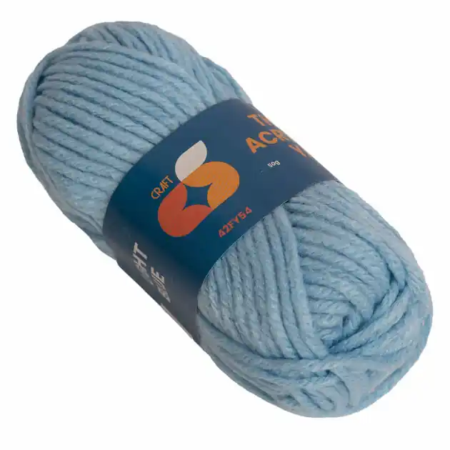 Colorations - Acrylgaren 4 mm - 50gr - Blauw Gereduceerde Prijs