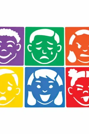 Beperkt Aanbod Colorations - Herbruikbare Emoties Sjablonen - 6st.