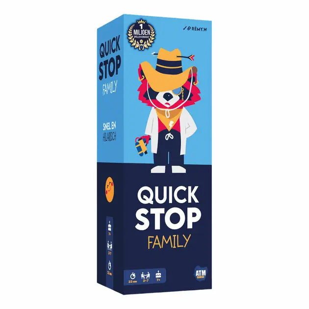 Populair Quickstop Family Kaartspel - 2 tot 7 Spelers