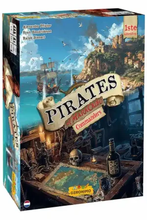 Laatste Versie Geronimo Games Bordspel Pirates of Maracaibo Uitbreiding Commanders