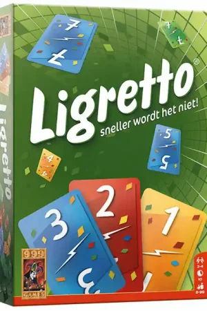 999 Games Ligretto Groen Beperkt Aanbod