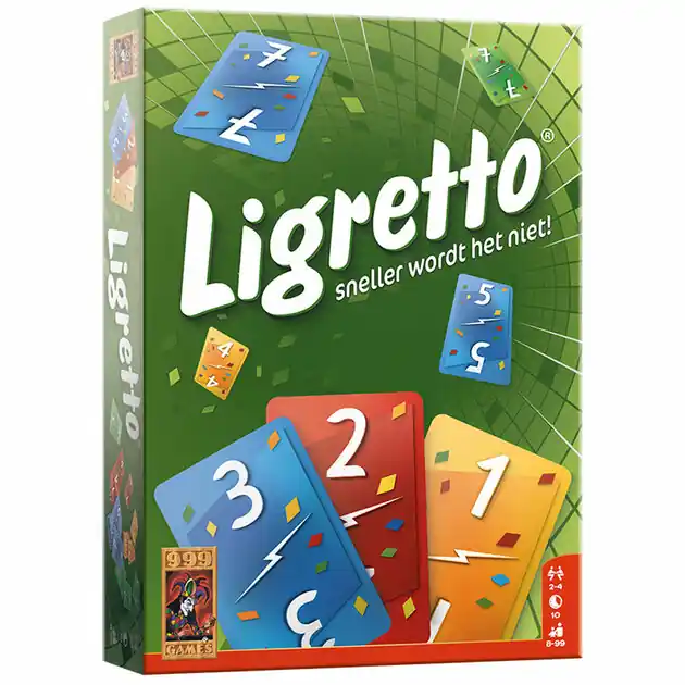 999 Games Ligretto Groen Beperkt Aanbod