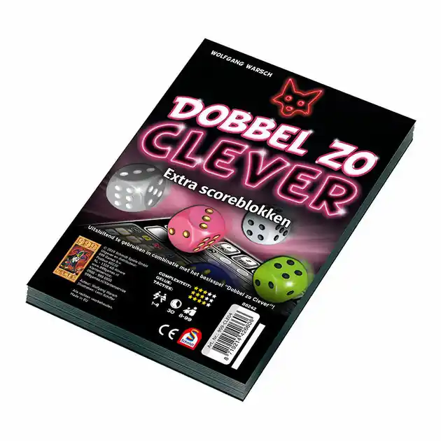Nu Kopen 999 Games Scoreblokken Dobbel zo Clever, 2st.