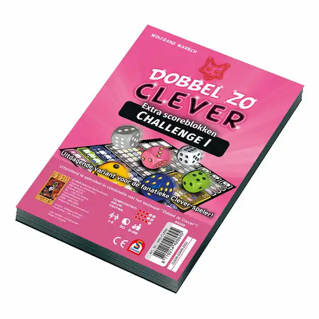 Shop Nu 999 Games Scoreblokken Dobbel zo Clever Challenge