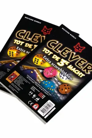 999 Games Scoreblokken Clever tot de 3e Macht, 2st. Nieuw