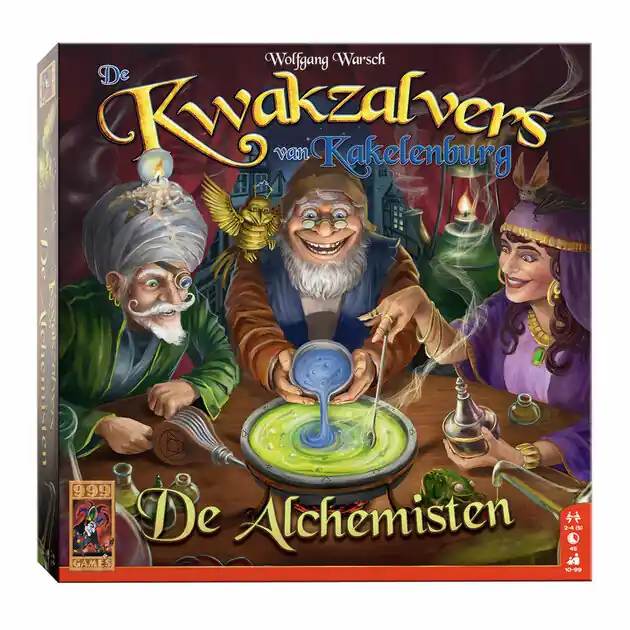 Korting 999 Games De Kwakzalvers van Kakelenburg: De Alchemisten Uitbreiding Bordspel