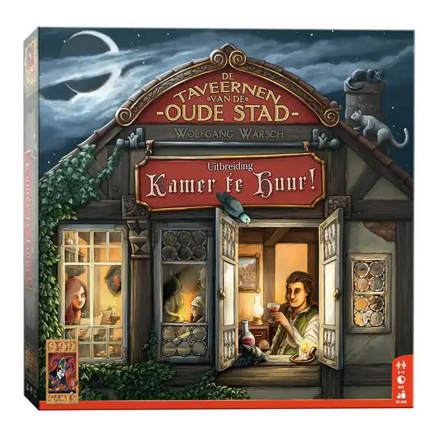 999 Games De Taveernen van de Oude Stad Uitbreiding: Kamer te Huur! Bordspel Populair