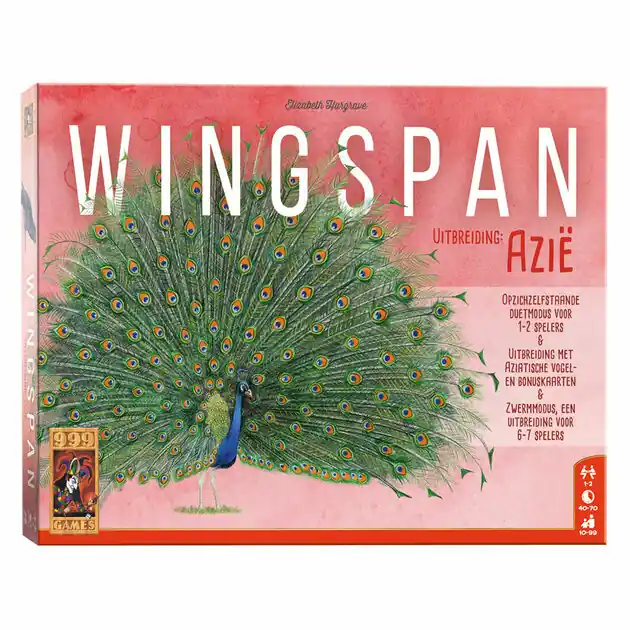 999 Games Wingspan uitbreiding: Azie Bordspel Beperkte Voorraad