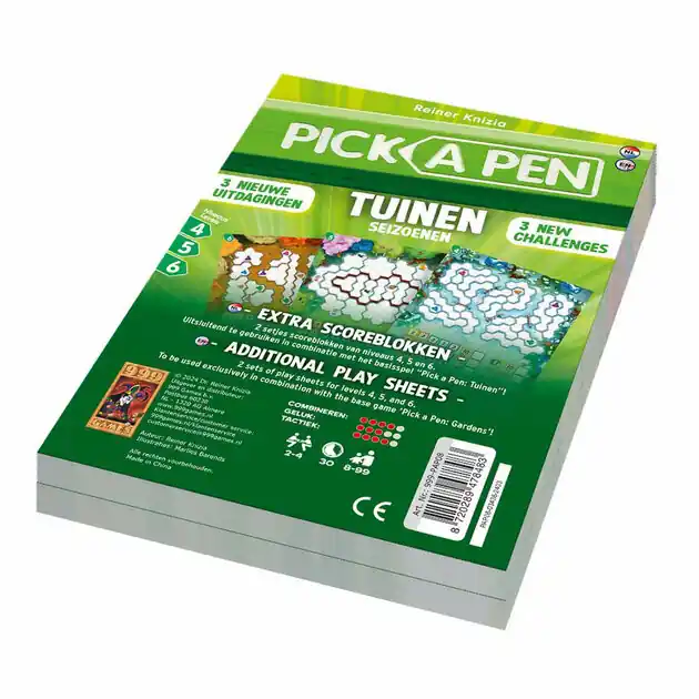 Op = Op 999 Games Pick a Pen Tuinen: Seizoenen Level 4,5,6 Scoreblokken, 2st.