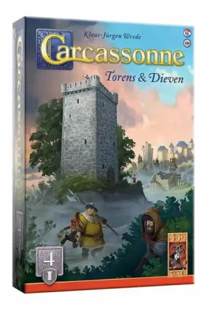 999 Games Carcassonne Torens & Dieven Uitbreiding Finale Uitverkoop