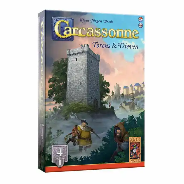 999 Games Carcassonne Torens & Dieven Uitbreiding Finale Uitverkoop
