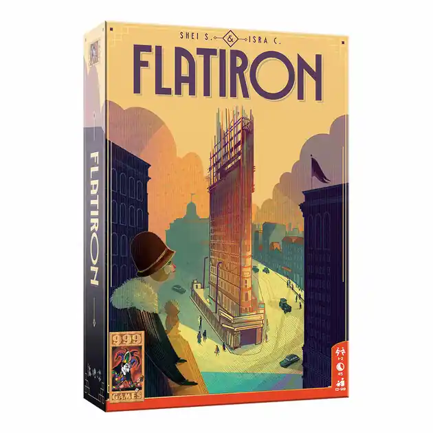 Aanbieding 999 Games Flatiron - Bordspel