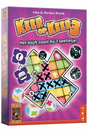 999 Games Keer op Keer 3 - Dobbelspel Uitverkoop