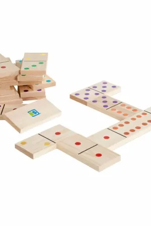 Populair BS Toys Mega Houten Domino Spel, 28dlg,.