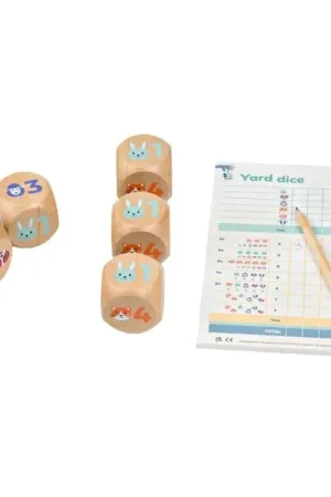 BS Toys Houten Yatzy Junior - 6dlg. Weekendaanbieding