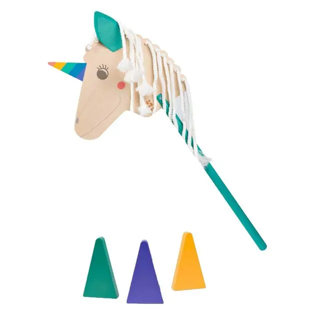 BS Toys Houten Eenhoorn Stokpaard Gratis Retour