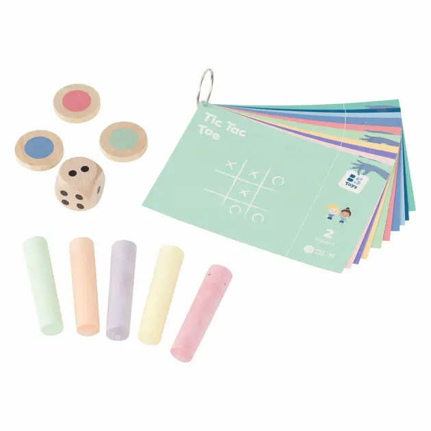 BS Toys Actieve Krijtspelletjes - 10dlg. Beste Prijs