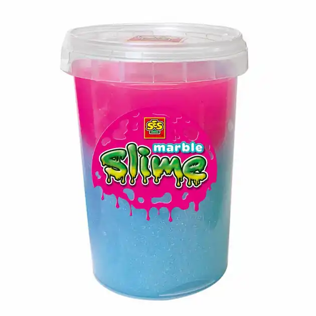 Flitsaanbieding SES Marble Slime - Blauw/Roze, 200gr