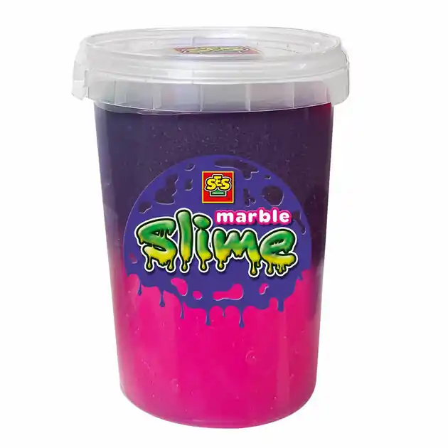 Premium SES Marble Slime - Roze en Paars, 200gr