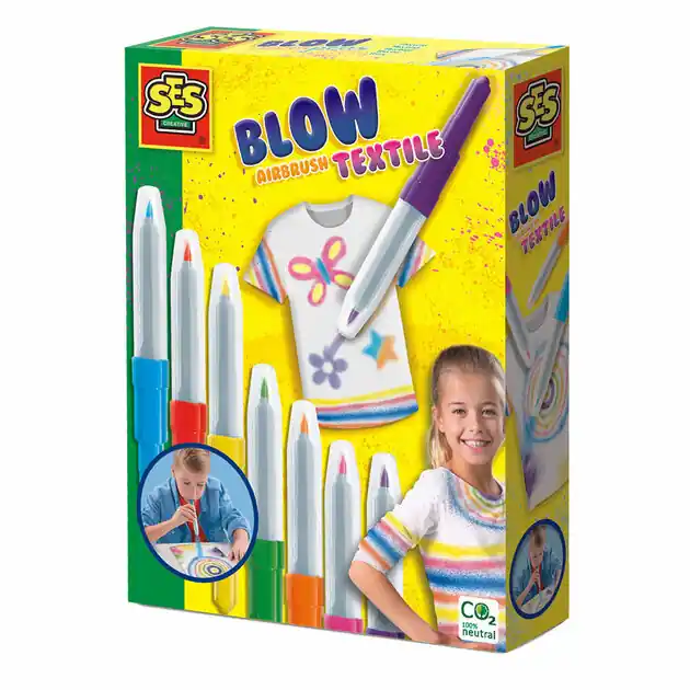 Actieprijs SES Blow Airbrush Pens - Textiel