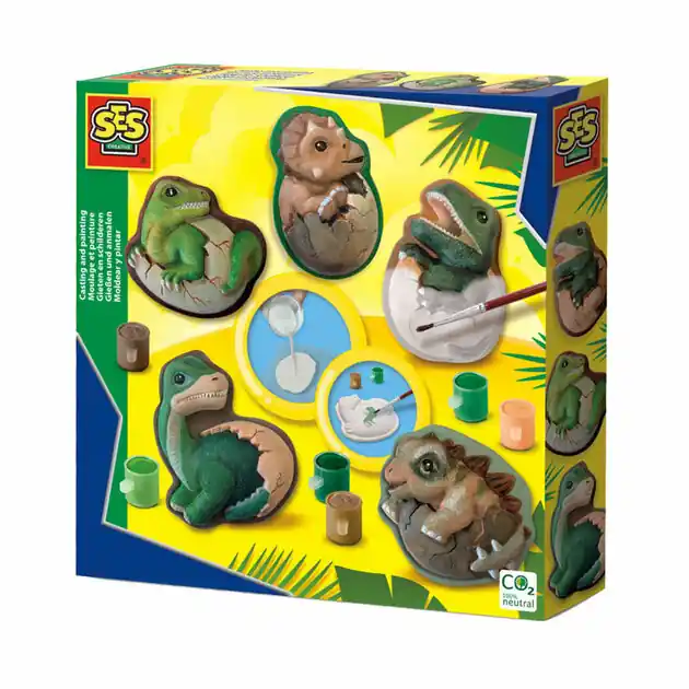 Merkproduct SES Gieten en Schilderen - Dino Eieren