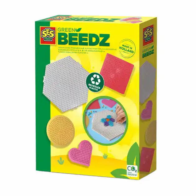 SES Green Beedz - Strijkkralen Legborden, 4st. Merkproduct
