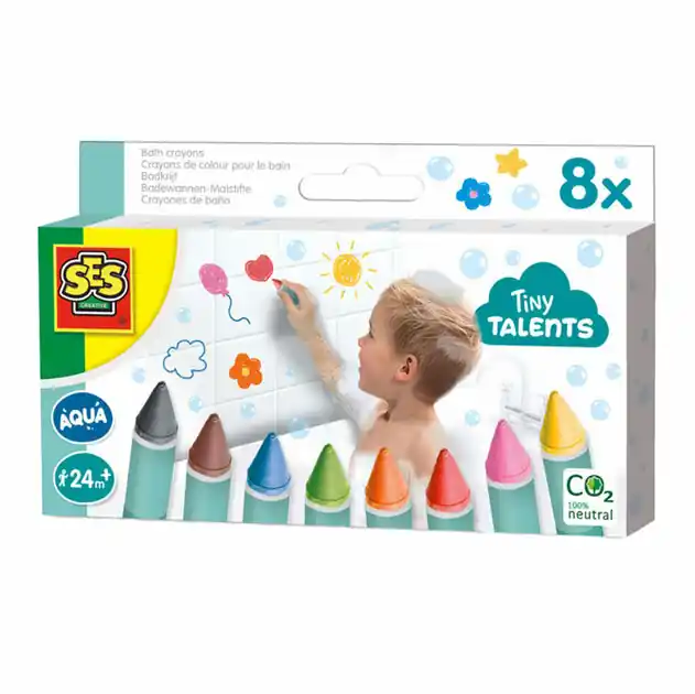 SES Tiny Talents Badkrijt - 8 Kleuren Express Levering