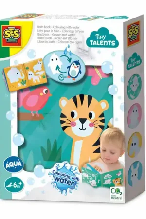 Beperkte Voorraad SES Tiny Talents Badboek - Kleuren Met Water