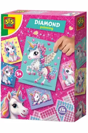 Alleen Vandaag SES Diamond Painting - Eenhoorn