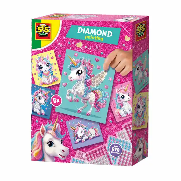 Alleen Vandaag SES Diamond Painting - Eenhoorn