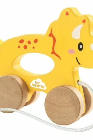 Dagaanbieding SES Houten Trekdier 2 in 1 - Triceratops