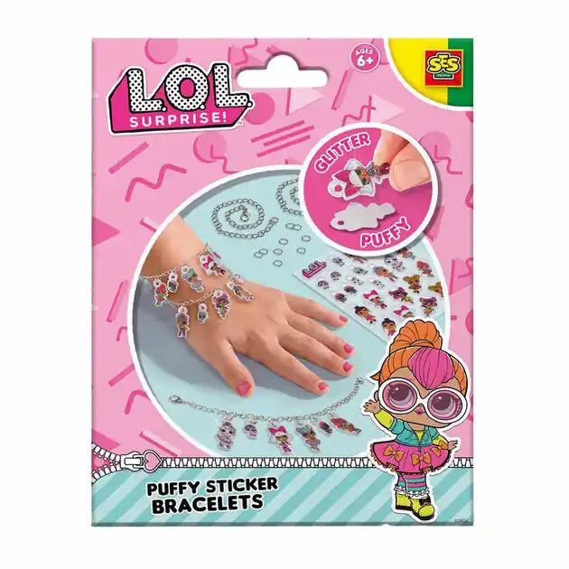 Favoriet SES L.O.L. Puffy Sticker Armbanden