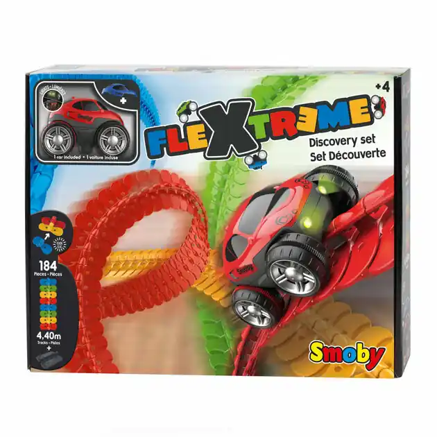 Must-Have Smoby Flextreme Discovery Racebaan Set, 184dlg.