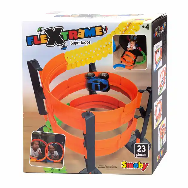 Alleen Vandaag Smoby Flextreme Superloops Racebaan Set, 23dlg.