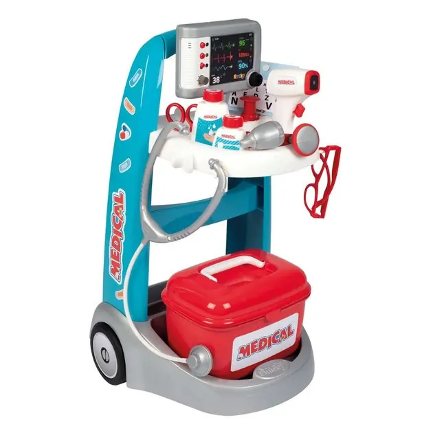 Smoby Elektronische Doktertrolley, 16dlg. Nu Kopen