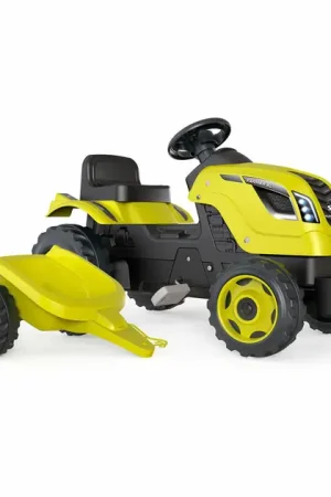 Smoby Farmer XL Traptractor met Trailer Groen Direct Beschikbaar
