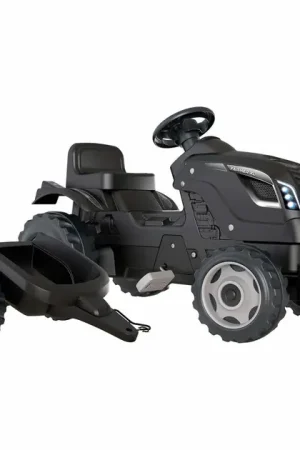 Laatste Kans Smoby Farmer XL Traptractor met Trailer Zwart